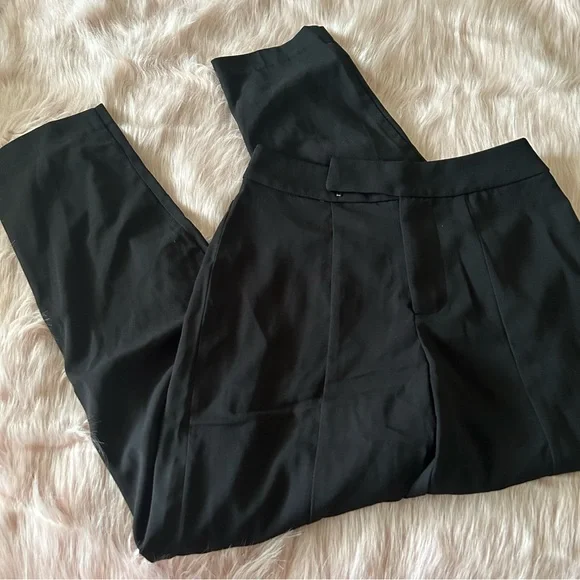Lulu’s Endearing Romance Black Slim Leg Trouser Pants - Picture 4 of 7